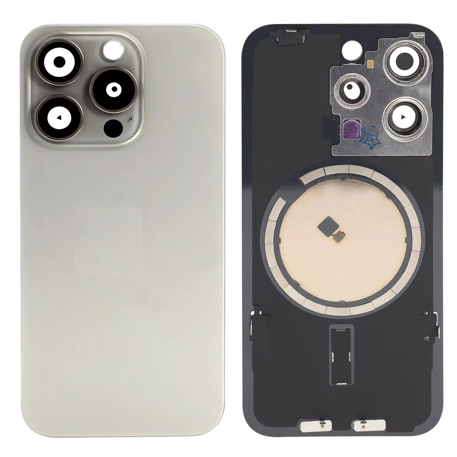 Back Panel With Camera Glass Lens for Apple iphone 15 Pro Back Panel With Camera Glass Lens for Apple iphone 15 Pro